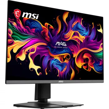 MSI MAG 272UPDE QD-OLED E16 26,5 collu 4K UHD 165Hz spēļu monitors - Melns