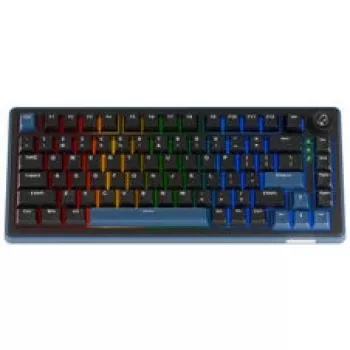 Ducky OK-M 75 75% mehāniskā spēļu tastatūra, hot-swappable, RGB, ANSI, KTT Wine Red slēdži