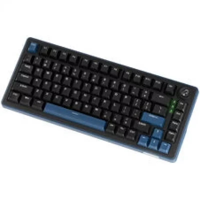 Ducky OK-M 75 spēļu tastatūra, 75%, Hot-Swappable, RGB, ANSI - KTT Baby Blue slēdži