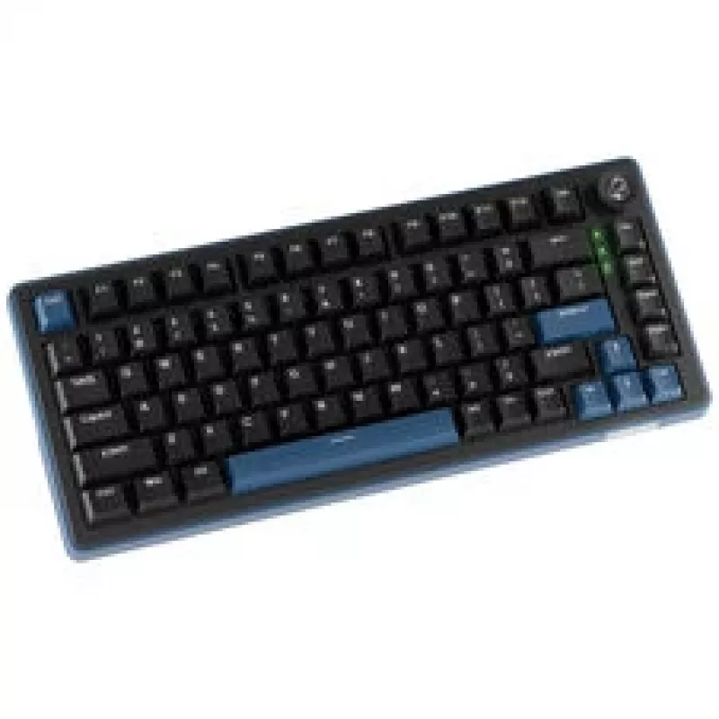 Ducky OK-M 75 spēļu tastatūra, 75%, Hot-Swappable, RGB, ANSI - KTT Baby Blue slēdži