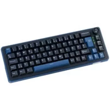 Ducky OK-M 65 mehāniskā spēļu tastatūra, 65% izkārtojums, Hot-Swappable KTT Linear slēdži, Per-Key RGB, ISO, PBT Double-Shot taustiņu kapsulas, vadu USB-C, melna