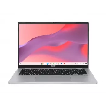Acer Chromebook 314 CBO314-2H-87Q3 14 collu Full HD Chromebook - MediaTek MT8183, 4GB RAM, 64GB eMMC, Chrome OS, Pure Silver - vācu tastatūra