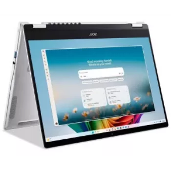 Acer Swift Spin 14 AI SFSP14-I51T-59E2 2-in-1 klēpjdators, 14 collu WUXGA IPS skārienjūtīgs 120Hz, Intel Core Ultra 5 325, 16GB DDR5, 512GB SSD, Windows 11 Home, vācu QWERTZ tastatūra