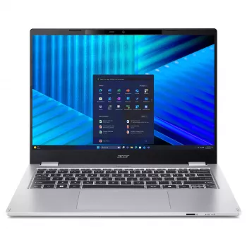 Acer TravelMate P4 P414-55-TCO-5880 14 collu Full HD biznesa klēpjdators - Intel Core Ultra 5 225U, 16GB LPDDR5X, 512GB PCIe Gen4 SSD, Windows 11 Pro, Wi-Fi 6E, Thunderbolt 4, apgaismota tastatūra, pirkstu nospiedumu lasītājs