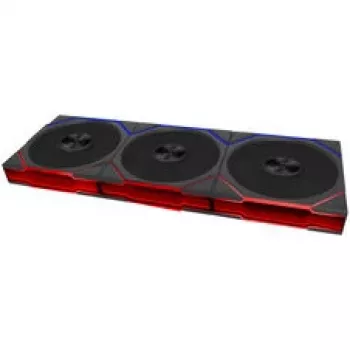 Lian Li UNI FAN TL FLEX Wireless ARGB Reverse Blade 120 mm ventilators 3 komplektā ar kontrolieri, melns