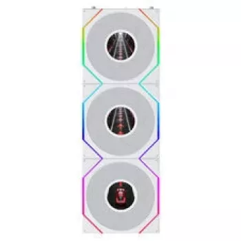 Lian Li UNI FAN TL120 LCD FLEX Wireless ARGB Reverse 3-Pack White 120mm ventilatori