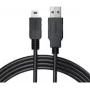Wacom ACK4090601 3m USB-A uz Micro-USB-B datu un uzlādes kabelis STU-530/430, Intuos Pro, Cintiq Pro, One by Wacom - Melns