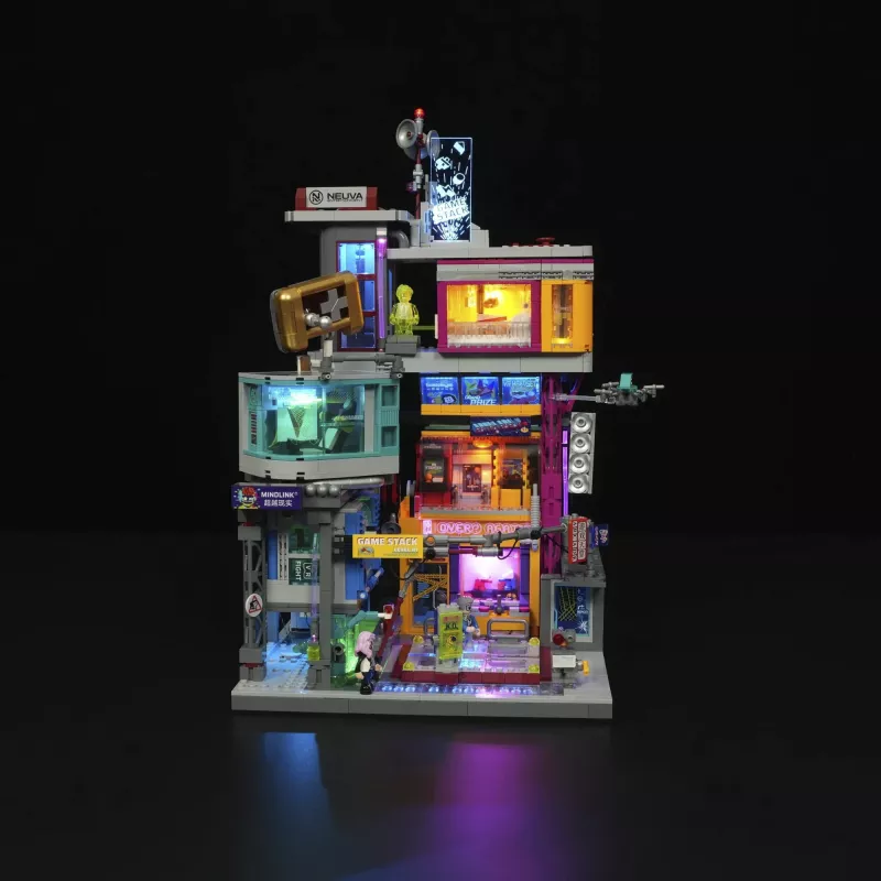 LUMIBRICKS Cyberpunk Neoncity Gamestack LED neona zīme