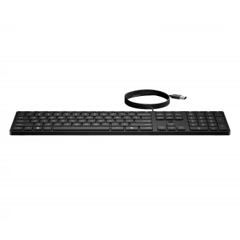 HP Desktop 320K vadu USB tastatūra, itāļu izkārtojums, pilna izmēra, zema profila taustiņi, melna, Smart Buy