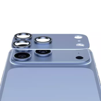 PanzerGlass Fender iPhone 15 Pro Max kameras lēcas aizsargs Shades of Blue