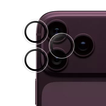 PanzerGlass SafeCam iPhone 17/18 Pro un Pro Max kameras objektīva aizsargs - caurspīdīgs