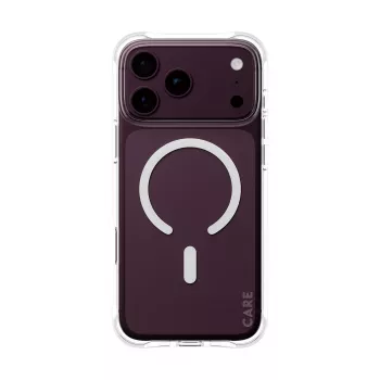 CARE by PanzerGlass Samba Case iPhone 17/18 Pro Max, caurspīdīgi balts, MagSafe