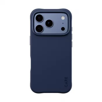 PANZERGLASS CARE Samba Maciņš iPhone 17/18 Pro - Itāļu zilā krāsā, MagSafe, pārstrādāts TPU, 3.6m kritiena aizsardzība