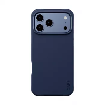 CARE by PanzerGlass Samba Case iPhone 17/18 Pro Max - Itālijas zilā krāsā, MagSafe, pārstrādāta plastmasa
