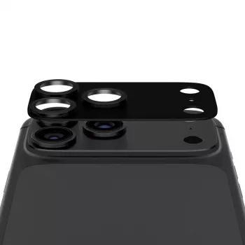 PanzerGlass Fender kameru lēcu aizsargs iPhone 15 Pro / 15 Pro Max - Black Currant