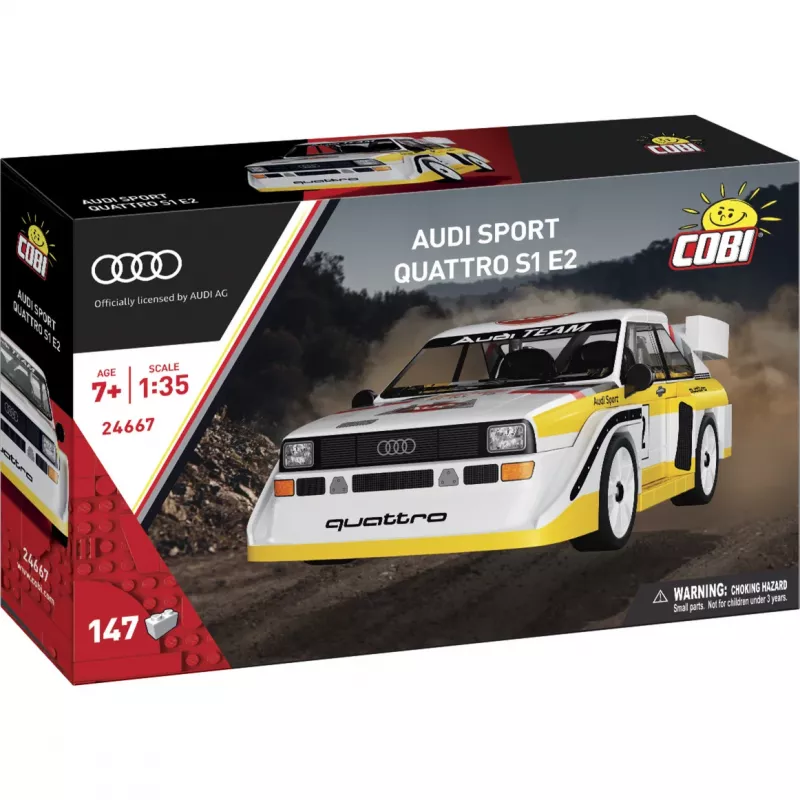 COBI Audi quattro S1 E2 modelis mērogā 1:35