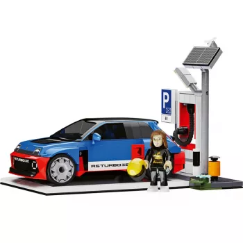 COBI EV stacija un Renault 5 Turbo 3E (1:35 mērogs)