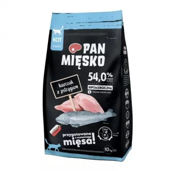 Pan Mięsko Chicken with Trout S sausā barība kaķiem, 10 kg