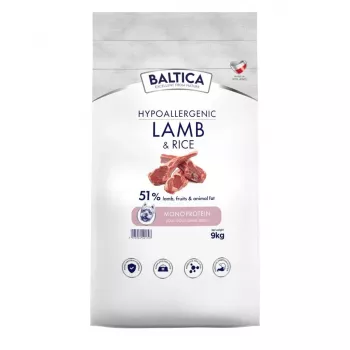 BALTICA Nutraceutic Adult Lamb & Rice Small Breed Mono sausā barība suņiem 9kg