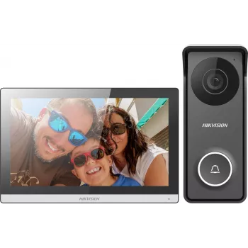 Hikvision Hybrid HD Video Intercom Kit DS-KIS313-P(B) – 7 collu iekštelpu monitors un 2MP āra stacija