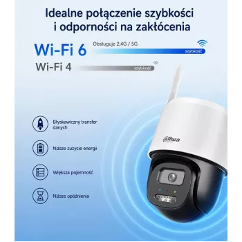 DAHUA BP5E 5MP saules enerģijas 4G LTE Pan-Tilt drošības kamera ar krāsu nakts redzamību