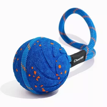 Cheerble Wicked Ball Air Rope suņu rotaļlieta, Royal Blue