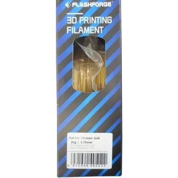 FlashForge PLA 1,75 mm Gold 1 kg 3D printera pavediens