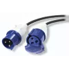 APC Modular IT strāvas sadales pagarinātājs, 3 vadu, IEC 60309 32A (2P+E) spraudnis – ligzda, 230 V, 6 m (PDX332IEC-600)