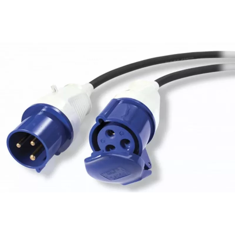 APC Modular IT strāvas sadales pagarinātājs, 3 vadu, IEC 60309 32A (2P+E) spraudnis – ligzda, 230 V, 6 m (PDX332IEC-600)