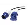 APC Modular IT strāvas sadales pagarinātājs, 3 vadu, IEC 60309 32A (2P+E) spraudnis – ligzda, 230 V, 6 m (PDX332IEC-600)