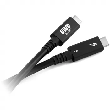 NewerTech OWC Thunderbolt 5 / USB-C kabelis (melns, 2 m)