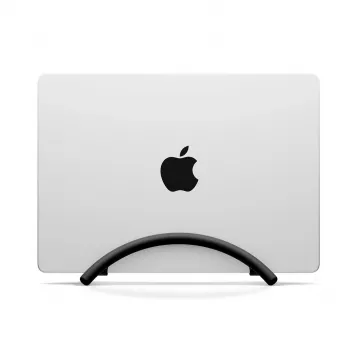 Twelve South BookArc Flex vertikālais klēpjdatora statīvs MacBook un citiem portatīvajiem datoriem, melns anodēts alumīnijs