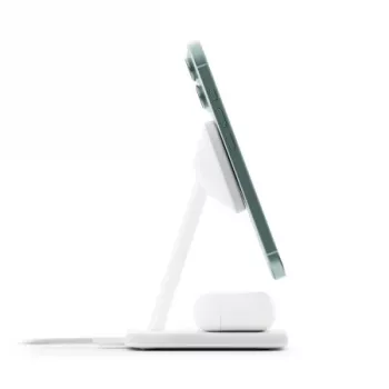 Twelve South HiRise 2 Deluxe Qi2 bezvadu uzlādes statīvs, balts