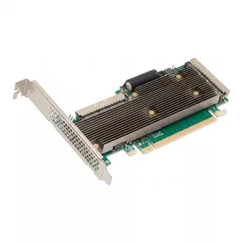 Broadcom MegaRAID 9760W-32i PCIe 5.0 x16 NVMe/SAS RAID kontrolieris, 32 iekšējie porti, 8GB kešatmiņa, Low-Profile