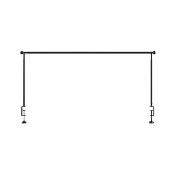 NewGarden Garland Lift saules LED virtene, 10 globusi, 2,5 m, melna