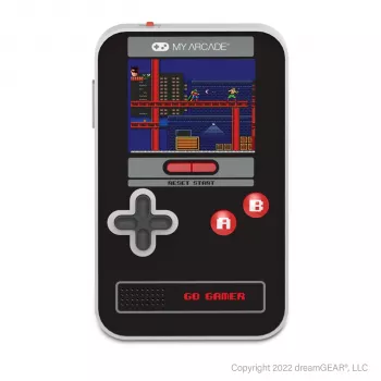 dreamGear My Arcade Go Gamer Classic 300-in-1 rokas spēļu konsole, melna