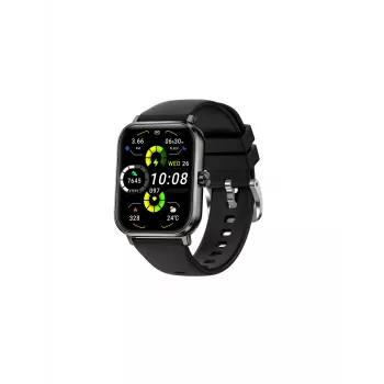 Beafon Watch 103 viedpulkstenis, taisnstūra formas, melns