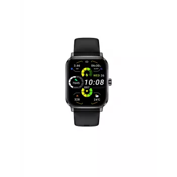 Beafon Watch 103 viedpulkstenis, taisnstūra formas, melns