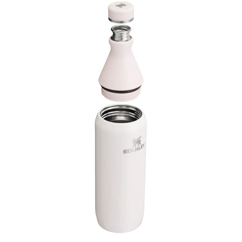 STANLEY 1913 All Day Slim 0.6L Rožu kvarca vakuumizolēta pudele
