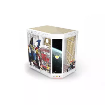 HYTE Y70 Touch Infinite Gundam Wing Edition Mid-Tower korpuss ar 4K skārienekrānu, balts