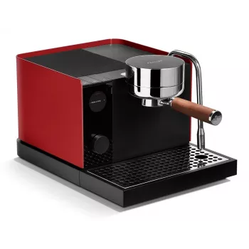Fellow Espresso Series 1 espreso kafijas aparāts ar portafiltru, ķiršu sarkanā krāsā