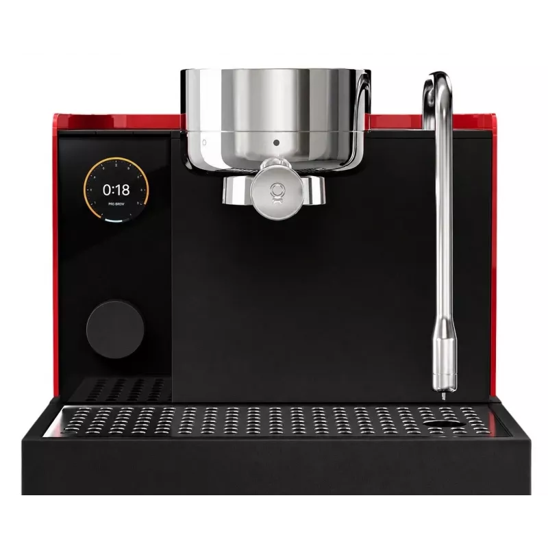 Fellow Espresso Series 1 espreso kafijas aparāts ar portafiltru, ķiršu sarkanā krāsā