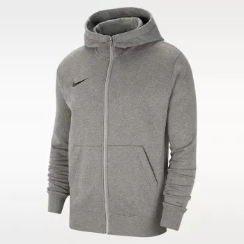 Nike Park 20 Fleece pilna rāvējslēdzēja jaka ar kapuci gaiši pelēka CW6891 063