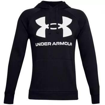 Under Armour vīriešu Rival Fleece Big Logo HD sporta džemperis melns 1357093 001