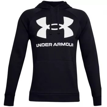 Under Armour vīriešu Rival Fleece Big Logo HD sporta džemperis melns 1357093 001