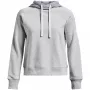 Under Armour Women's Rival Fleece Colourblock Hoodie Mod Gray/White