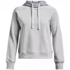Under Armour Women's Rival Fleece Colourblock Hoodie Mod Gray/White