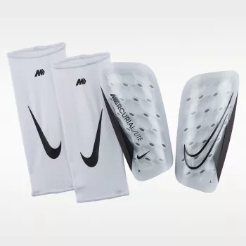 Nike Mercurial Lite futbola apakšstilbu aizsargi balti melni M