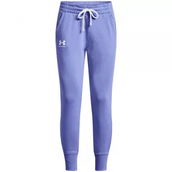 Sieviešu Under Armour Rival Fleece bikses Cosmic Purple / White XS