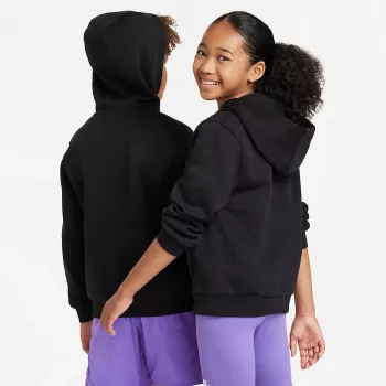 Nike Sportswear Club Fleece bērnu kapuce melna FD3004-010 izmērs S